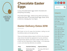 Tablet Screenshot of chocolate-easter-eggs.co.uk